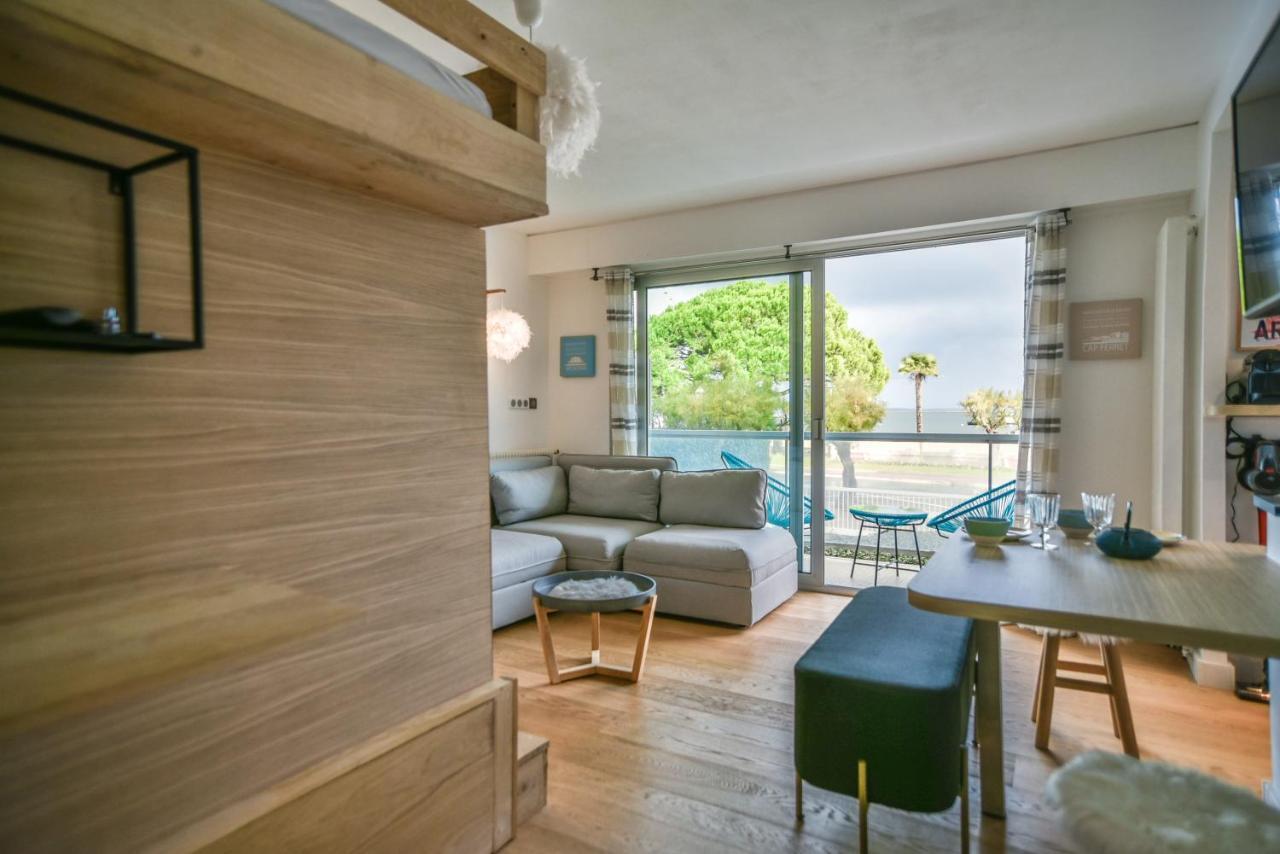 Superbe Studio En 1Ere Ligne En Plein Coeur D'Arcachon Exterior foto